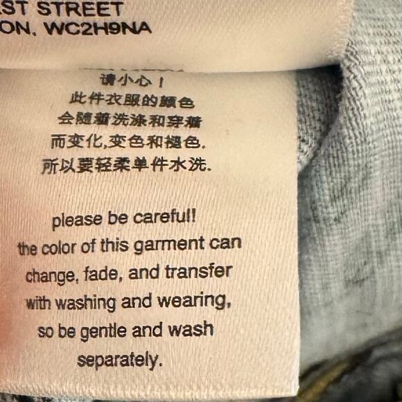 Anthropologie Victoria Blue Floral High Rise Cargo Pants 0 - Picture 10 of 15